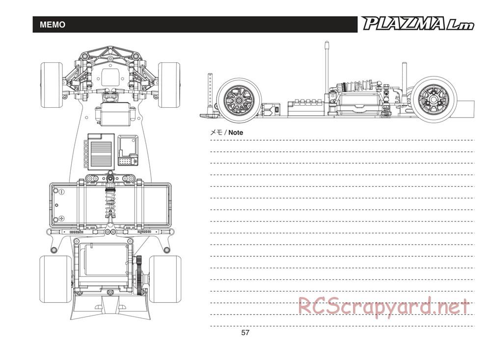 Kyosho - Plazma Lm - Manual - Page 57