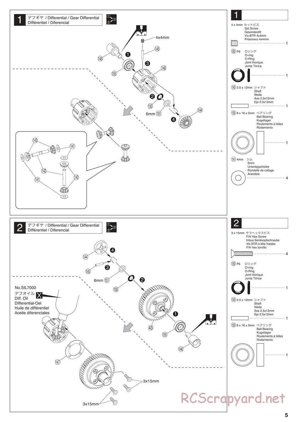 Kyosho - Scorpion XXL VE - Manual - Page 5