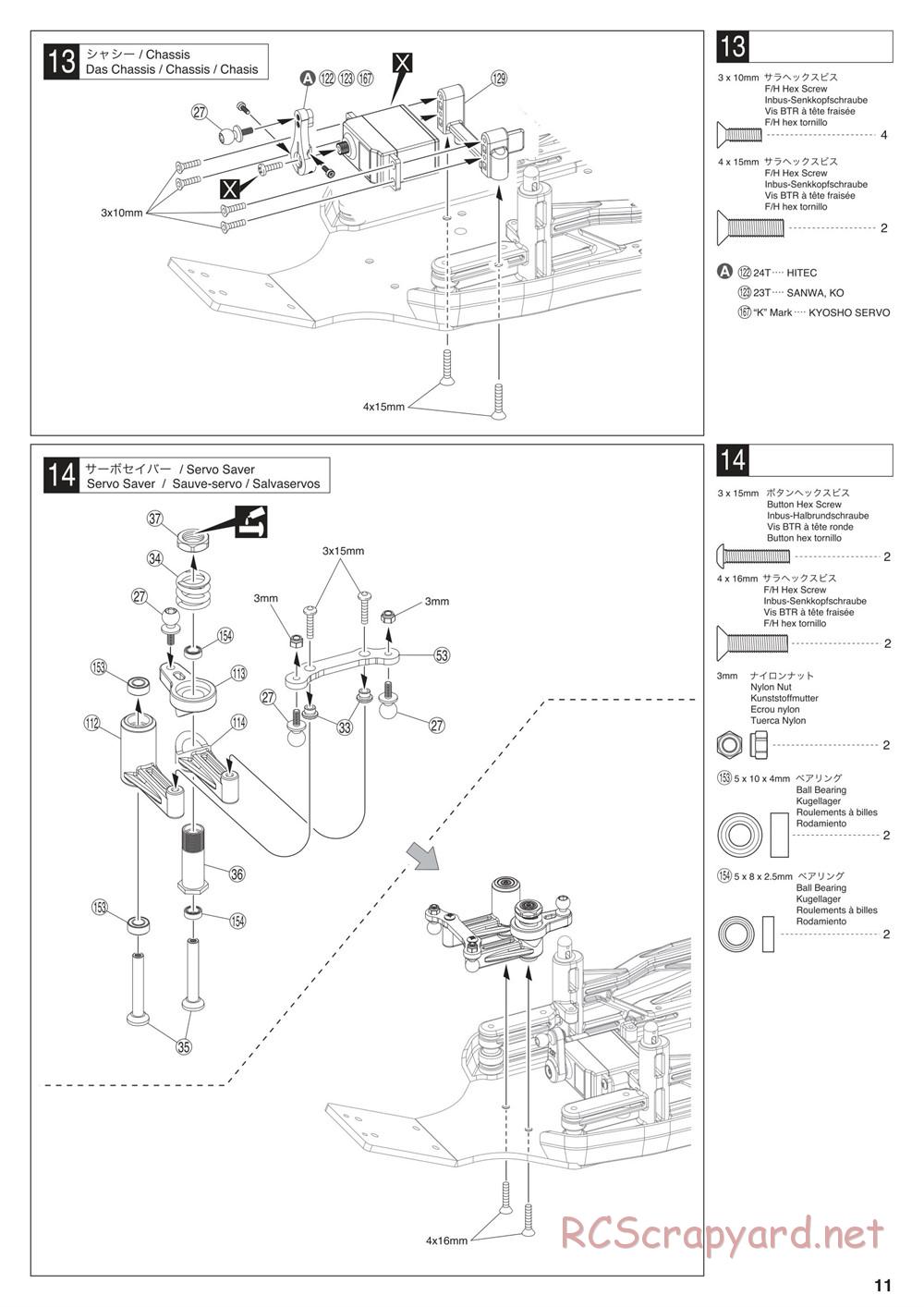 Kyosho - Scorpion XXL VE - Manual - Page 11