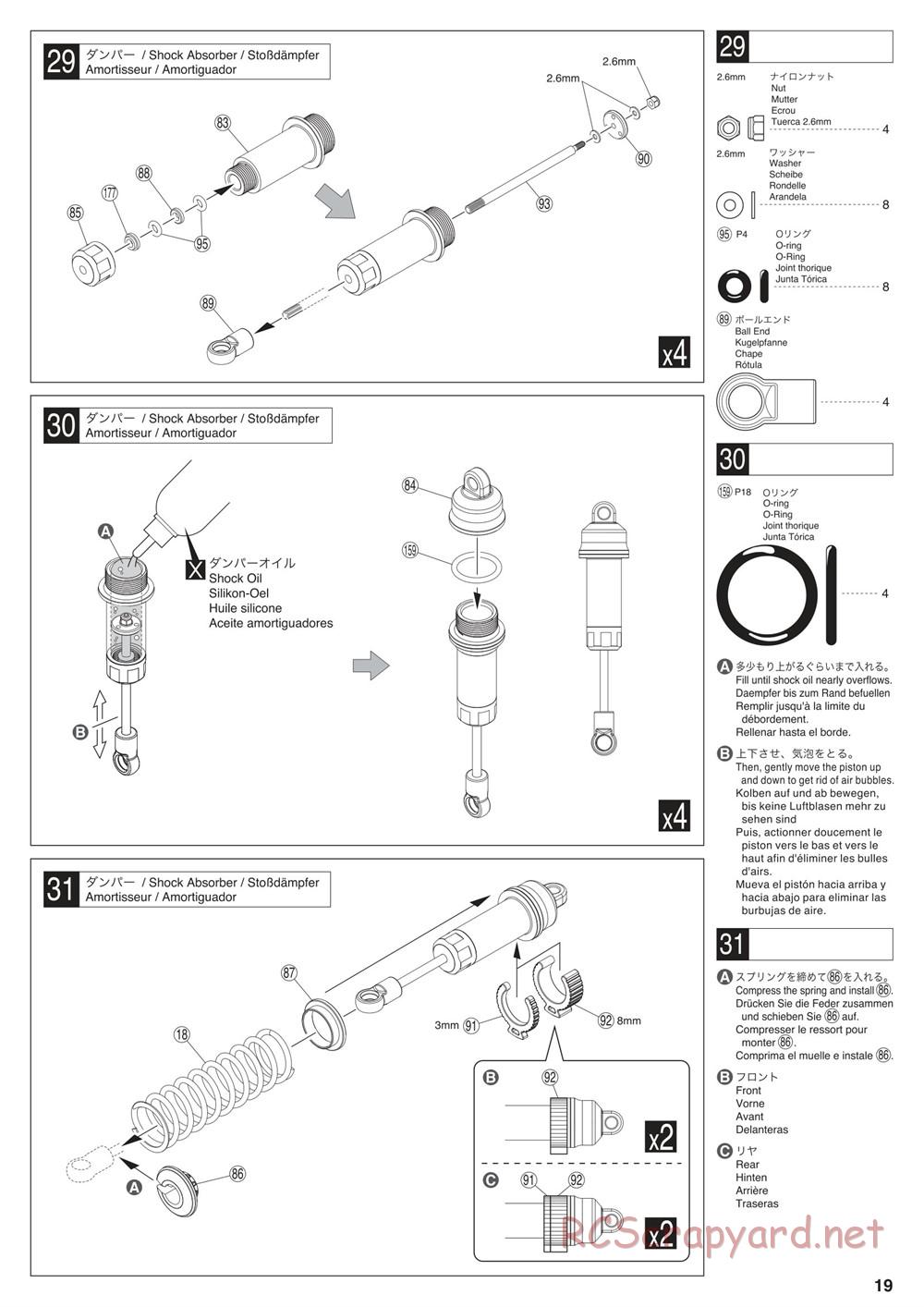 Kyosho - Scorpion XXL VE - Manual - Page 19