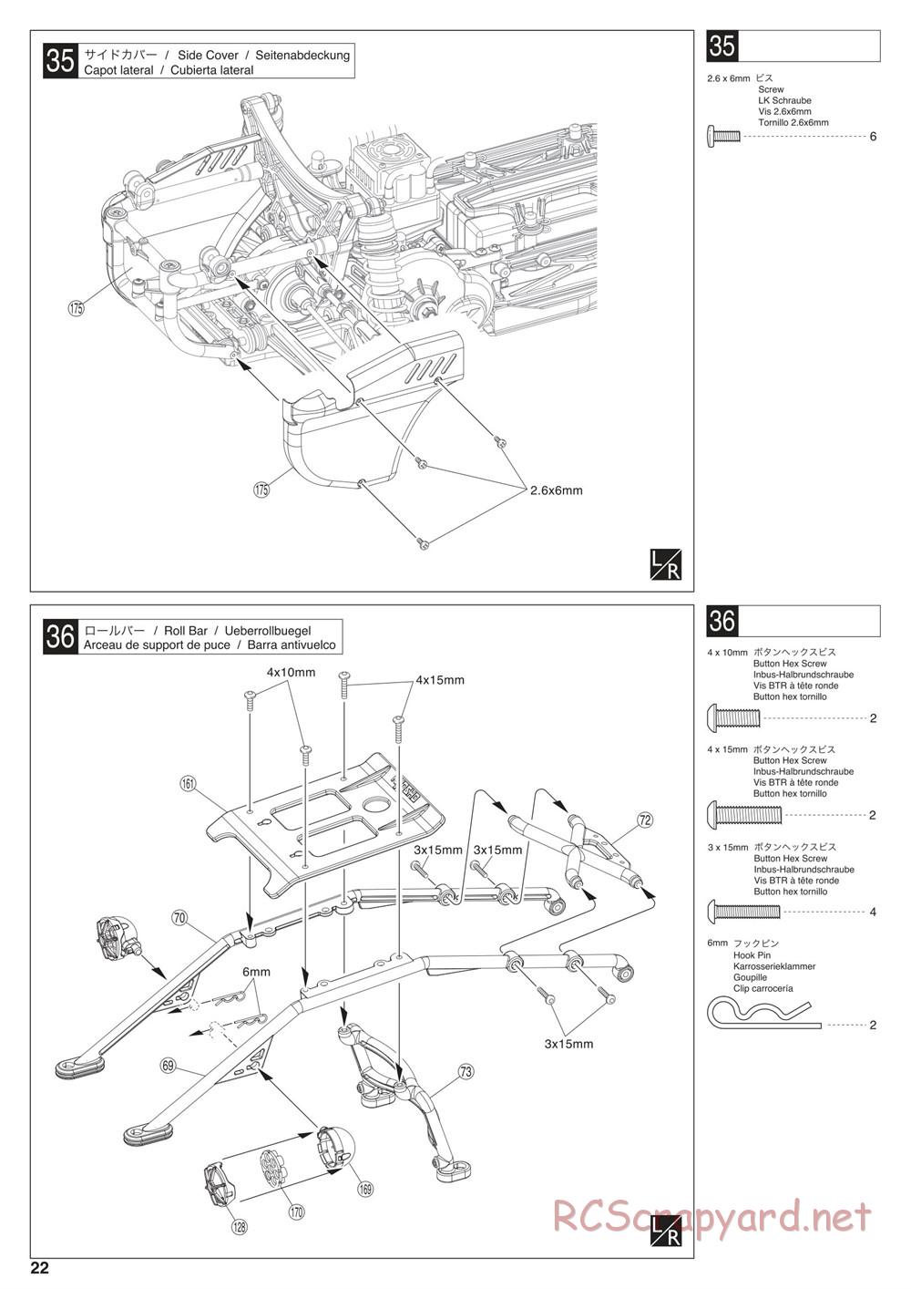 Kyosho - Scorpion XXL VE - Manual - Page 22