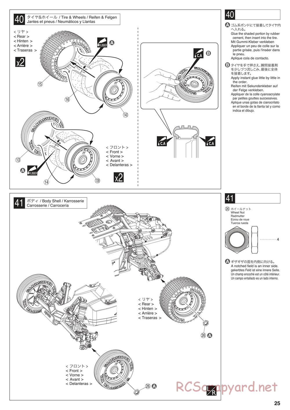 Kyosho - Scorpion XXL VE - Manual - Page 25