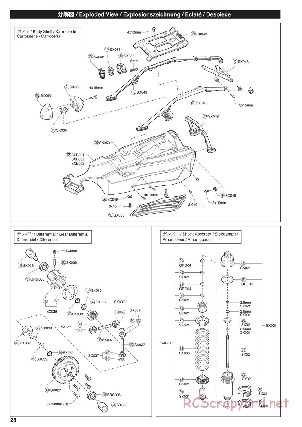 Kyosho - Scorpion XXL VE - Manual - Page 27