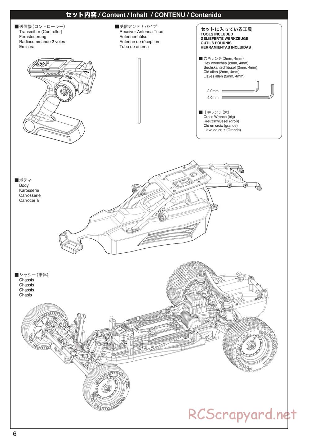 Kyosho - Scorpion XXL VE - Manual - Page 6