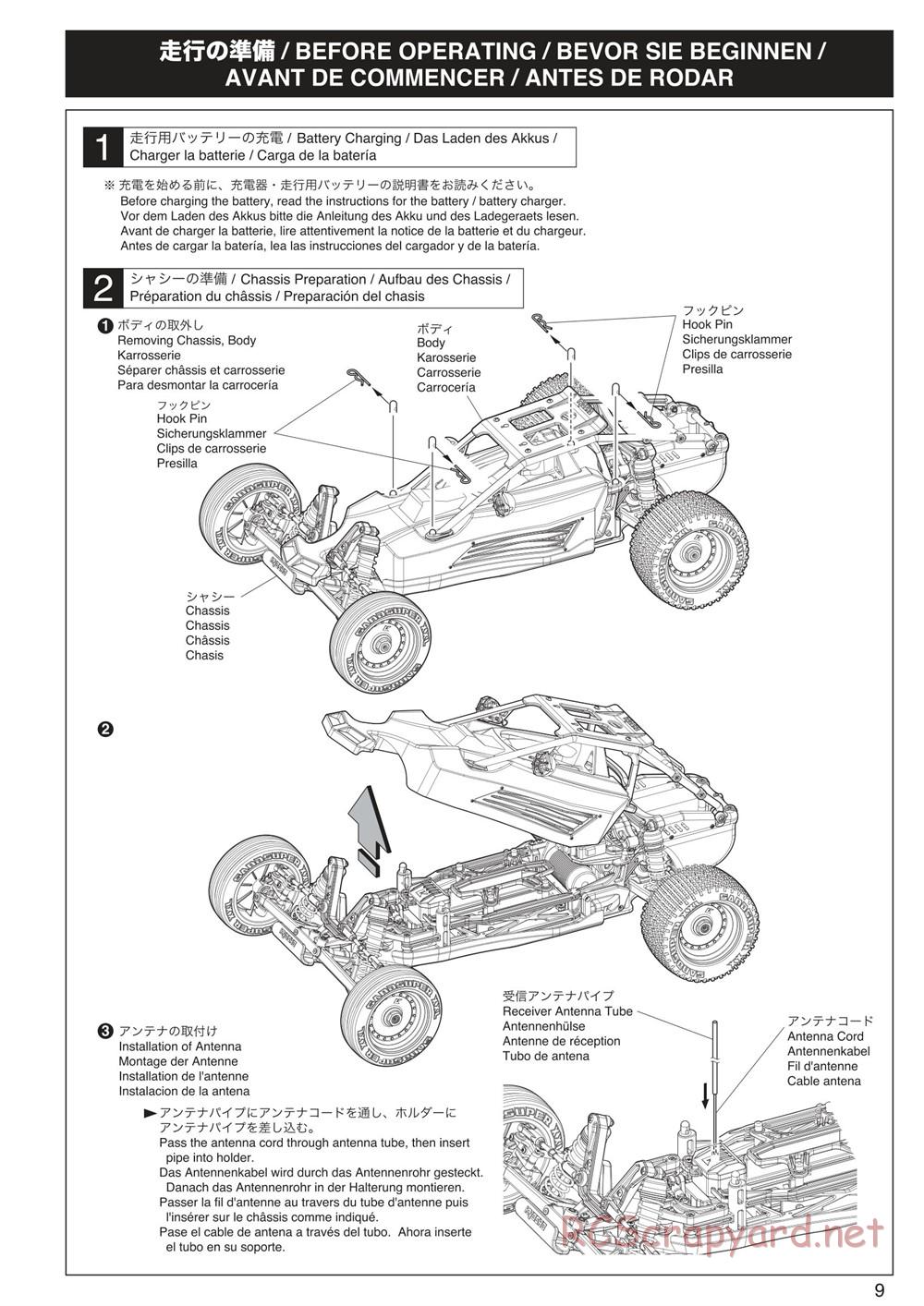 Kyosho - Scorpion XXL VE - Manual - Page 9