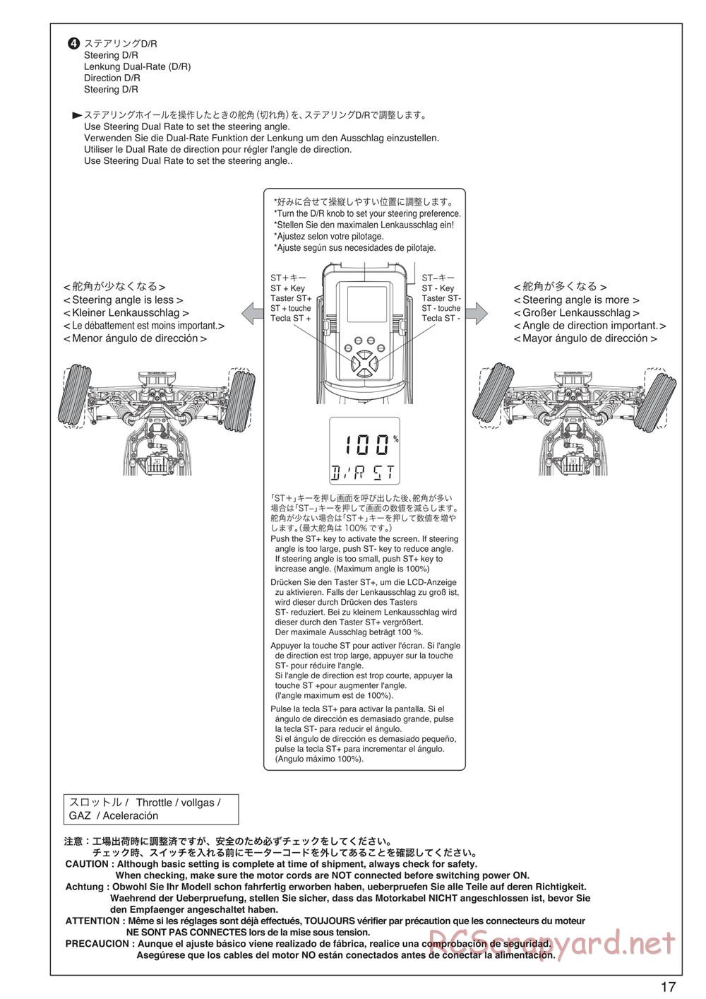 Kyosho - Scorpion XXL VE - Manual - Page 17