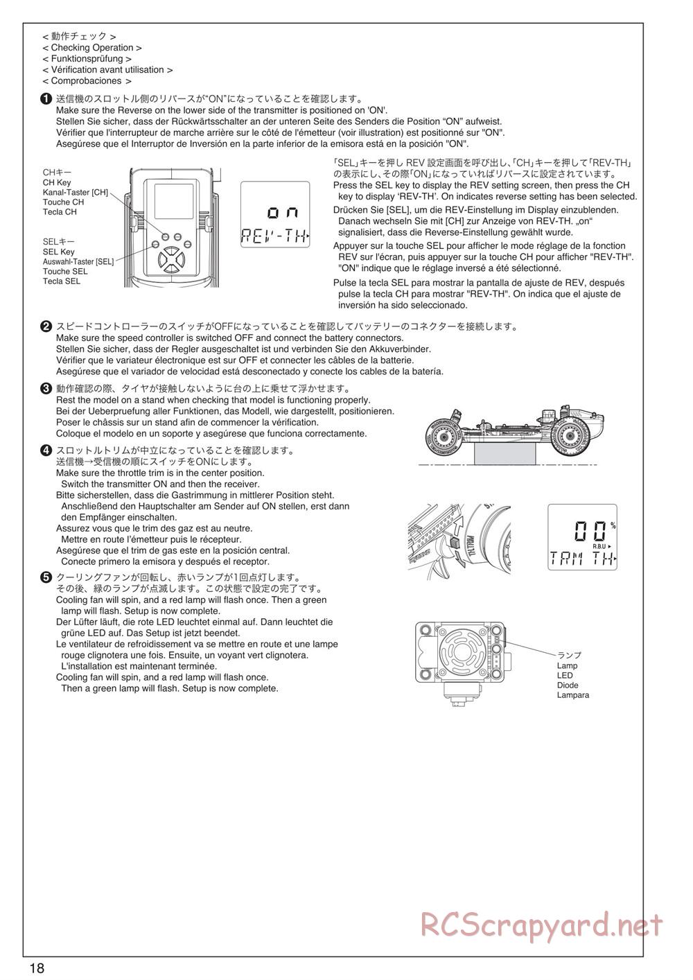 Kyosho - Scorpion XXL VE - Manual - Page 18