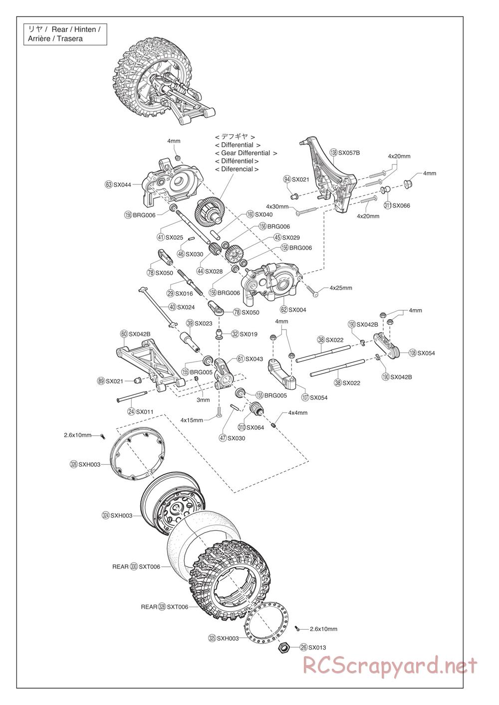 Kyosho - Scorpion B-XXL VE - Exploded Views - Page 3