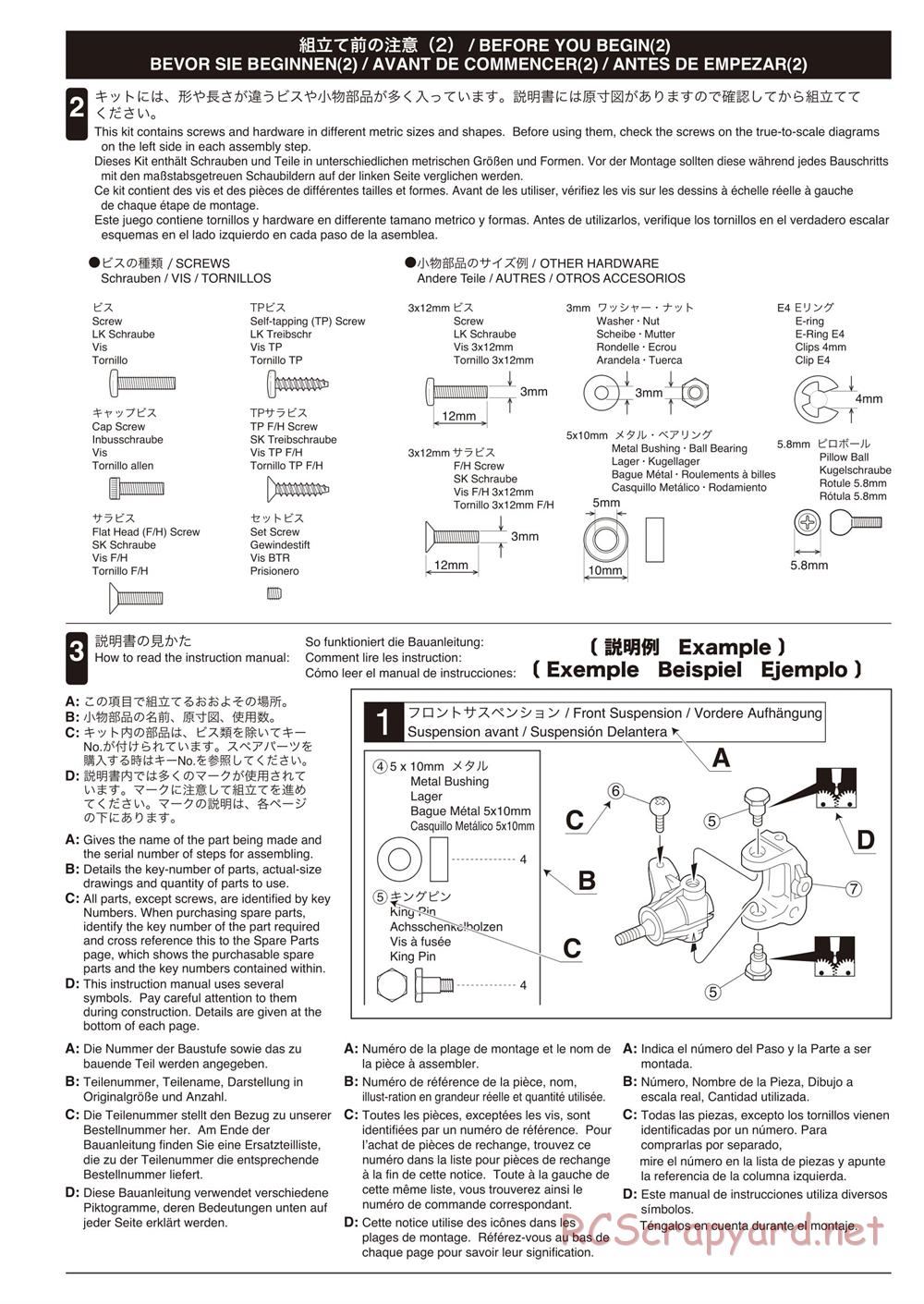 Kyosho - Scorpion B-XXL VE - Manual - Page 3