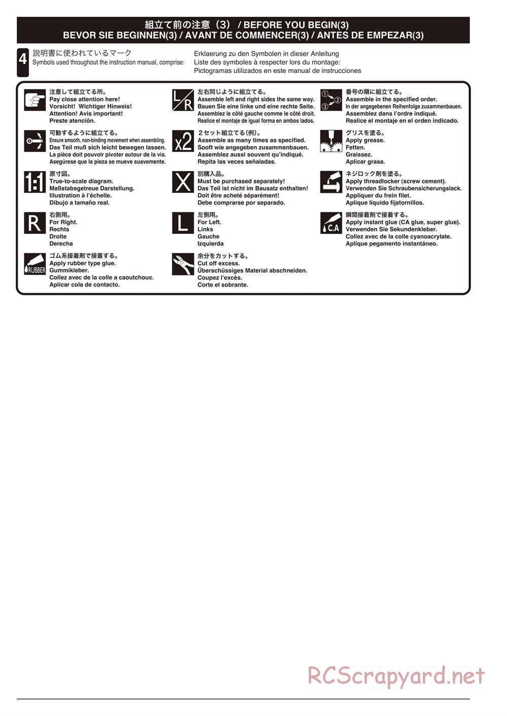 Kyosho - Scorpion B-XXL VE - Manual - Page 4