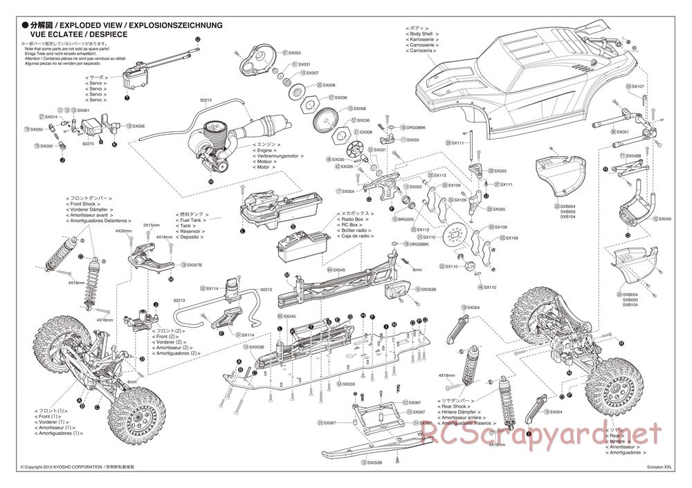 Kyosho - Scorpion B-XXL VE - Manual - Page 61