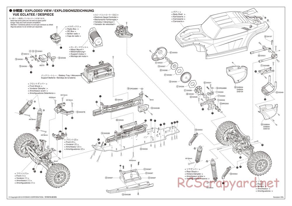 Kyosho - Scorpion B-XXL VE - Manual - Page 64