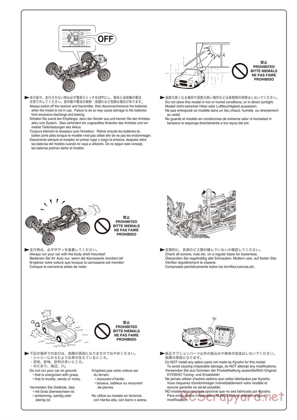 Kyosho - Scorpion B-XXL VE - Manual - Page 5