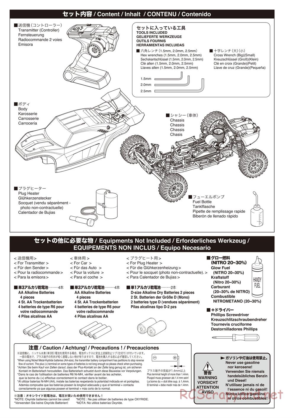 Kyosho - Scorpion B-XXL VE - Manual - Page 6