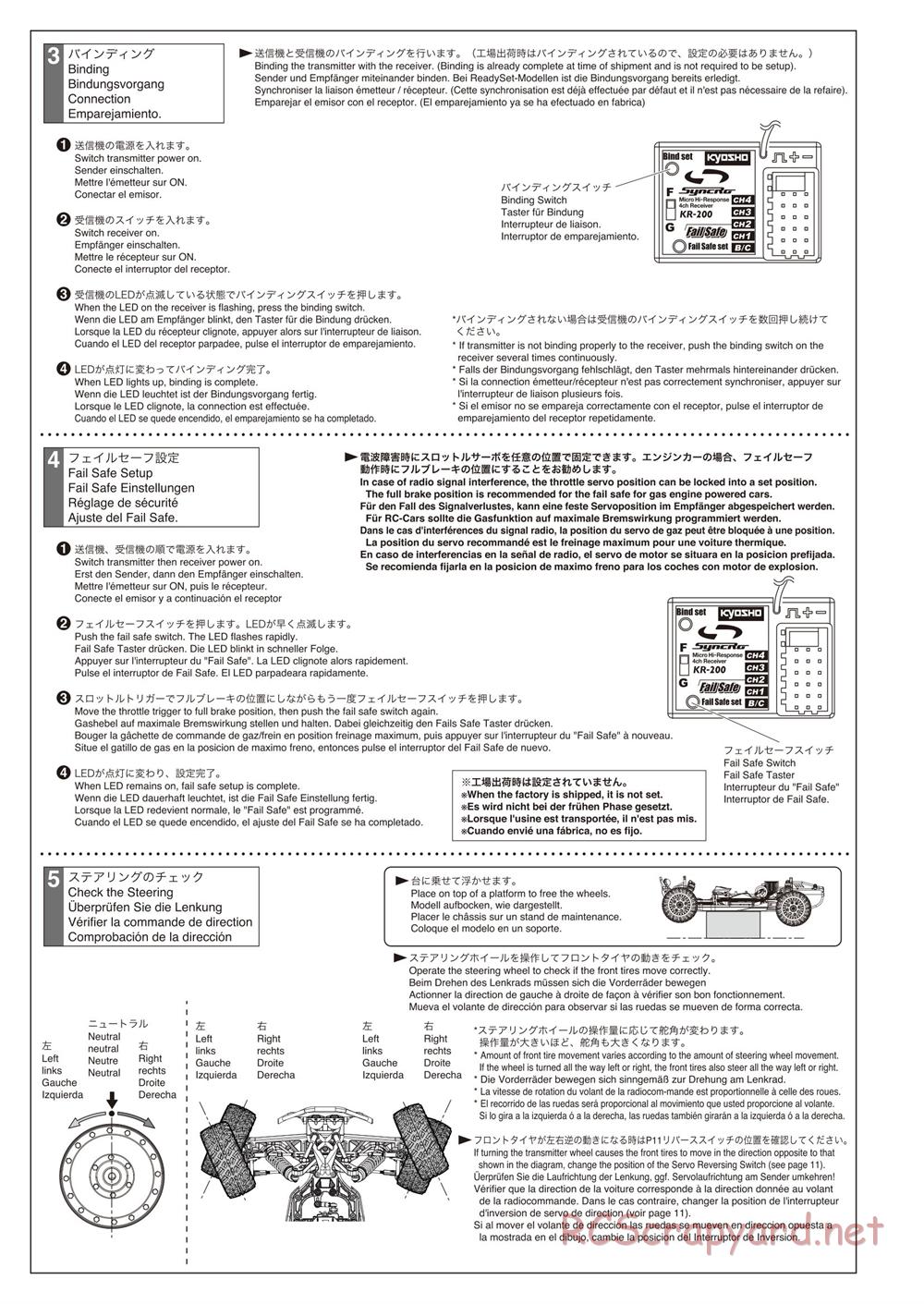 Kyosho - Scorpion B-XXL VE - Manual - Page 12