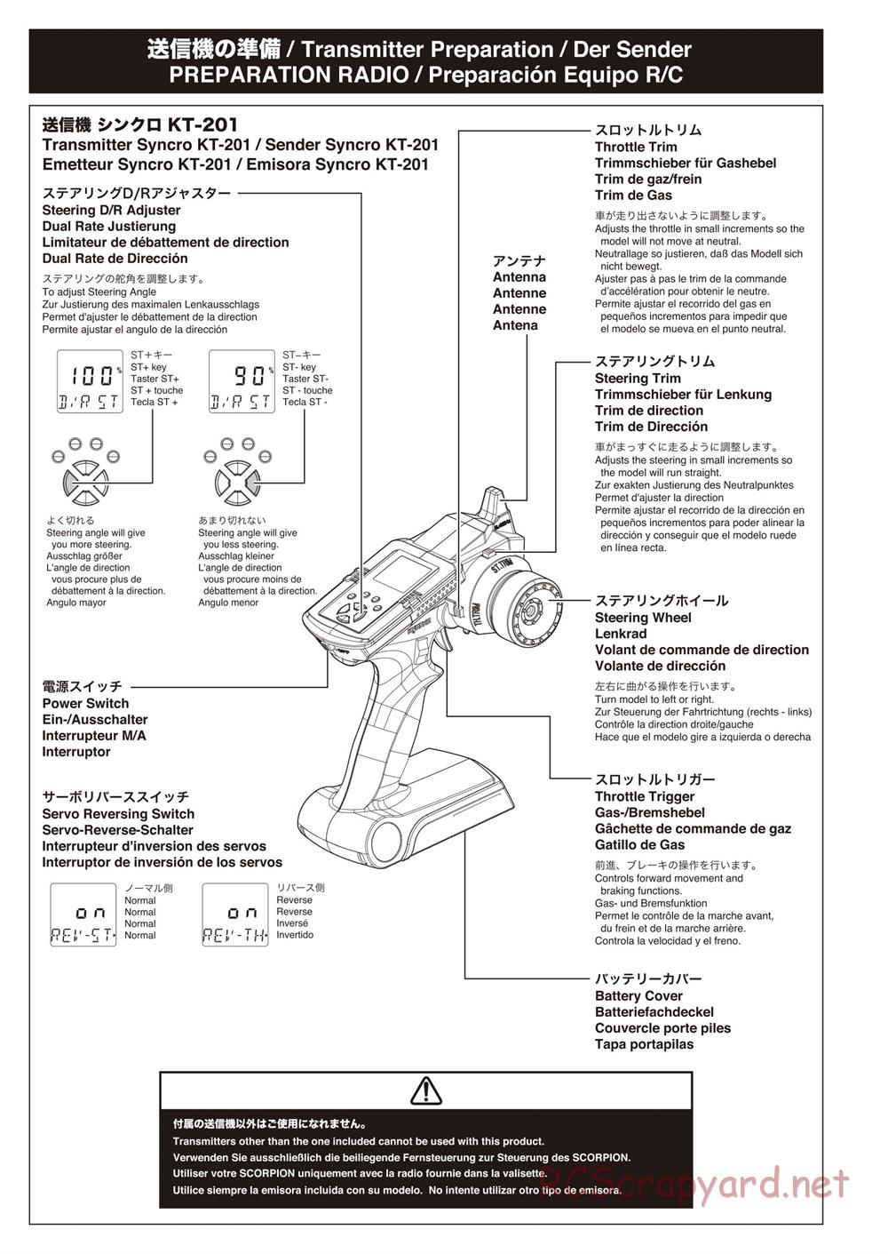 Kyosho - Scorpion B-XXL VE - Manual - Page 25