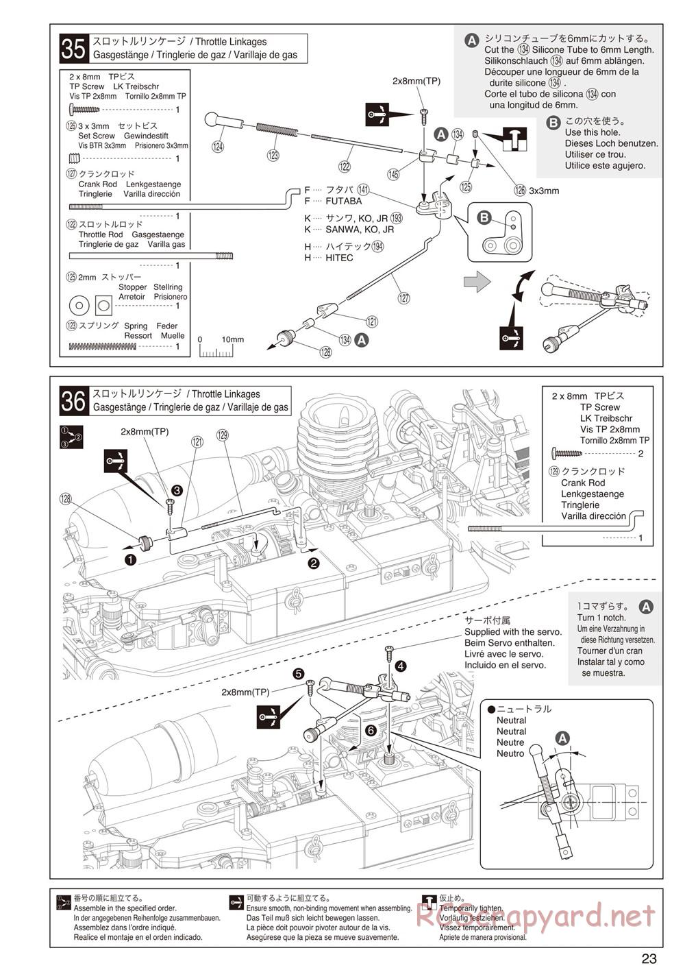 Kyosho - DRX - Manual - Page 23