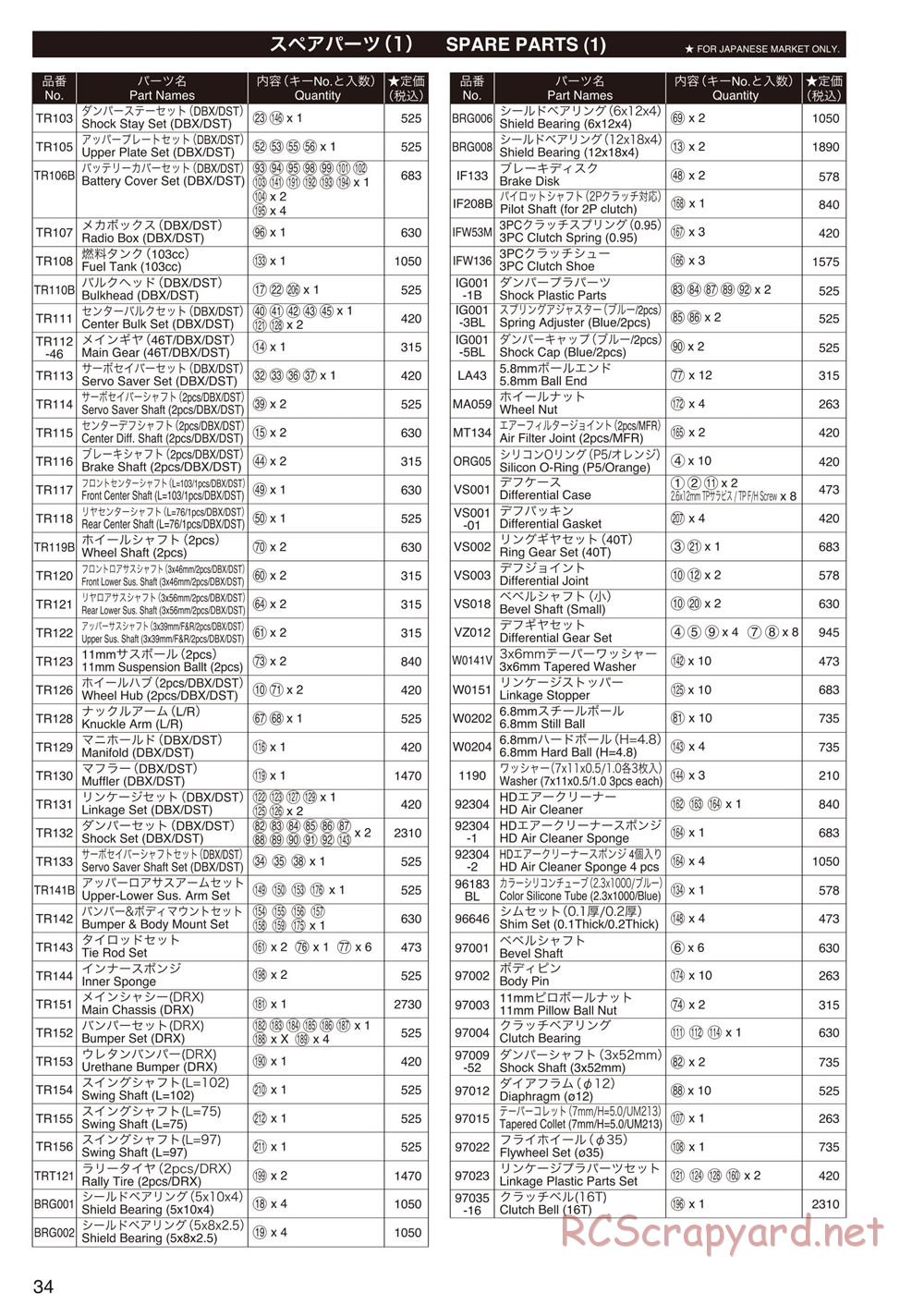 Kyosho - DRX - Manual - Page 33
