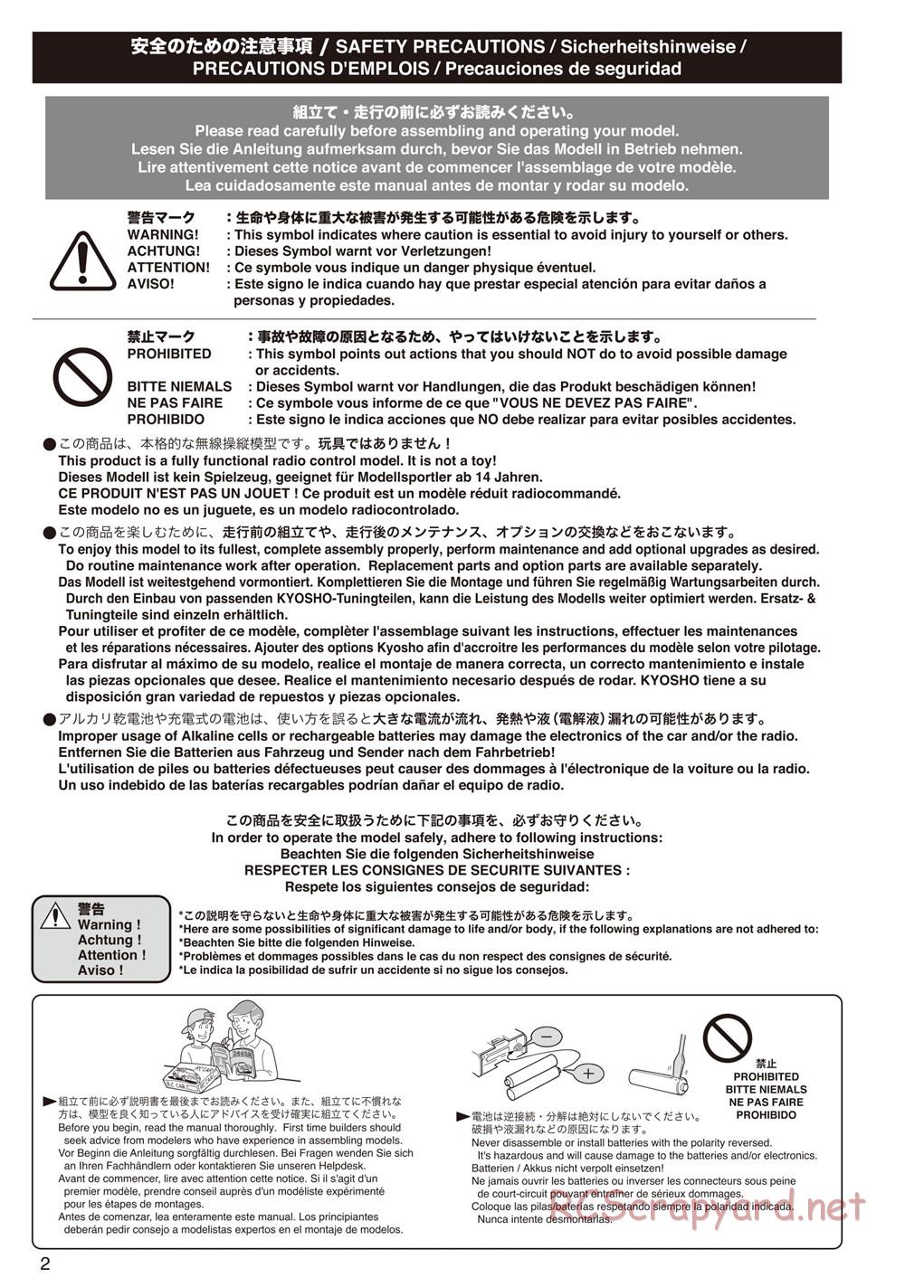 Kyosho - DRX - Manual - Page 2