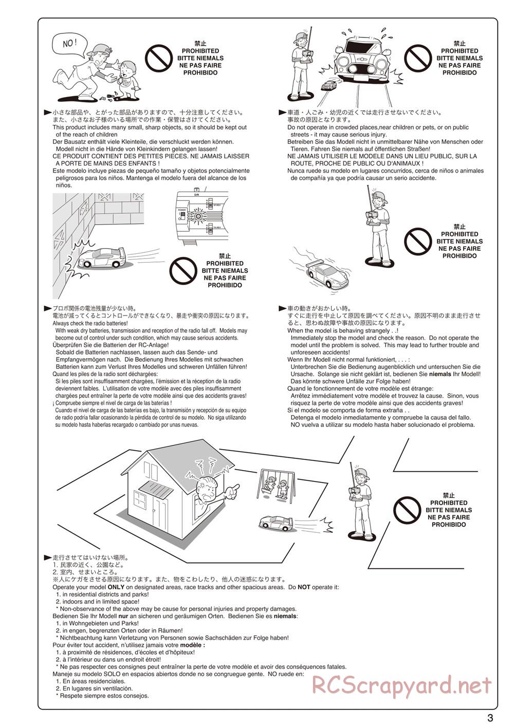 Kyosho - DRX - Manual - Page 3