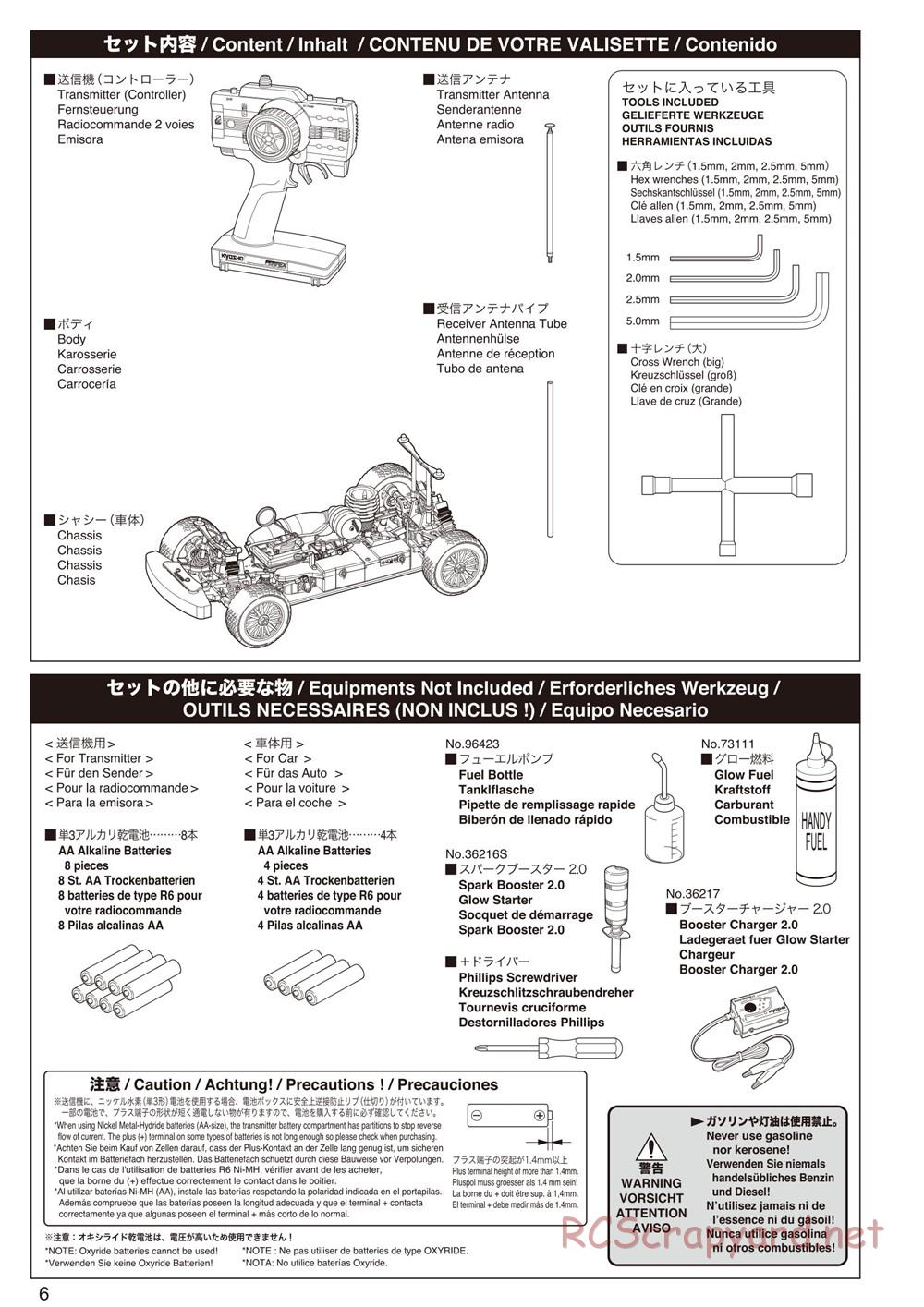 Kyosho - DRX - Manual - Page 6