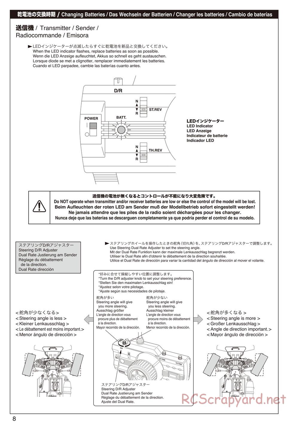 Kyosho - DRX - Manual - Page 8