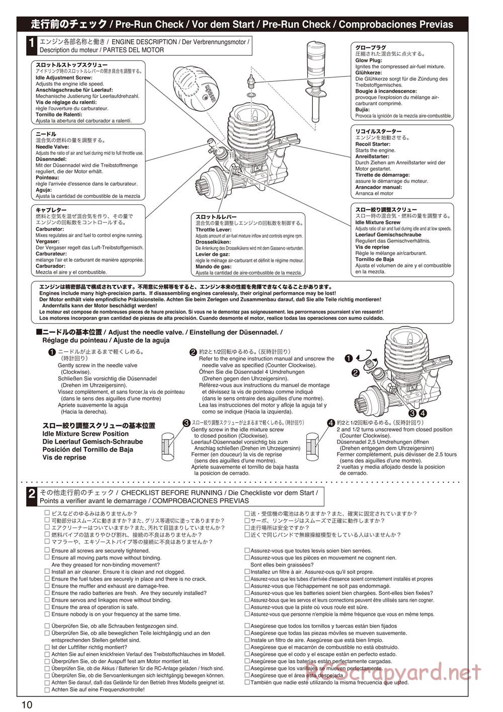 Kyosho - DRX - Manual - Page 10