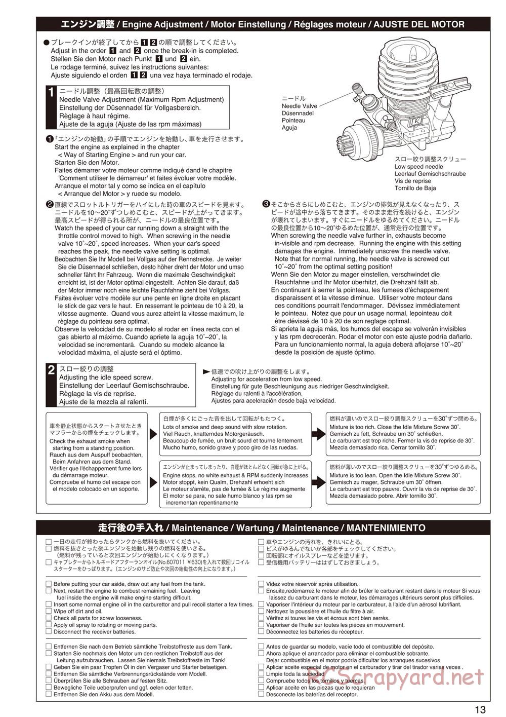 Kyosho - DRX - Manual - Page 13