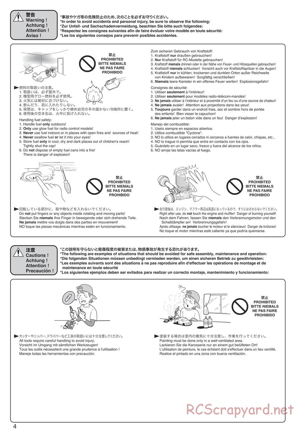 Kyosho - DMT - Manual - Page 4