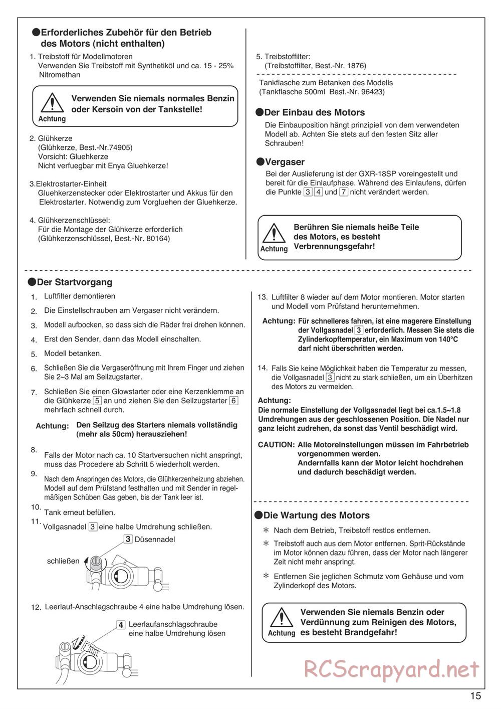 Kyosho - DMT - Manual - Page 15