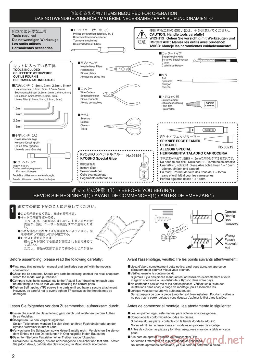 Kyosho - DRT - Manual - Page 2