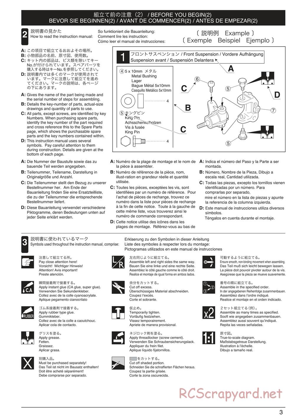 Kyosho - DRT - Manual - Page 3