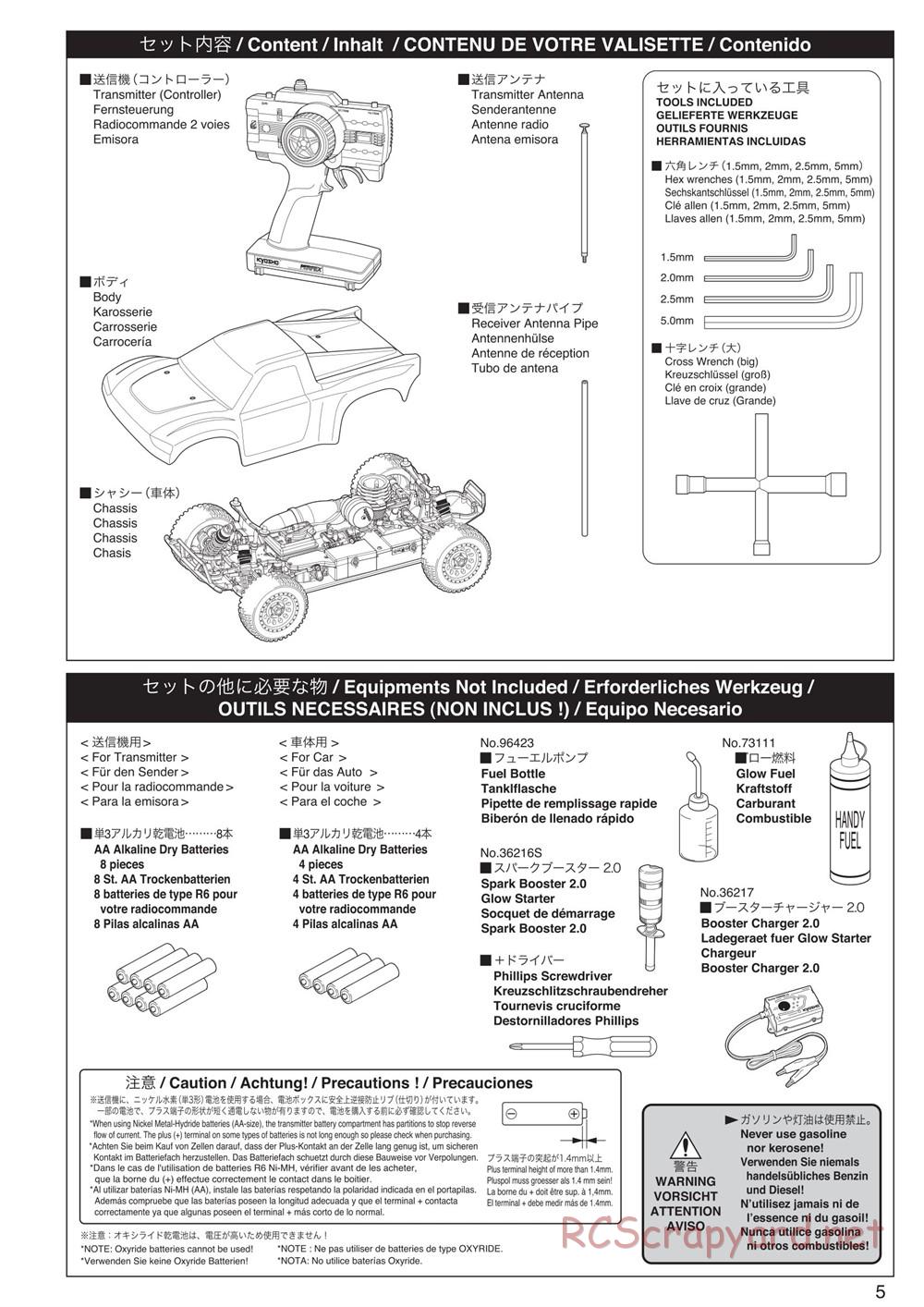 Kyosho - DRT - Manual - Page 5