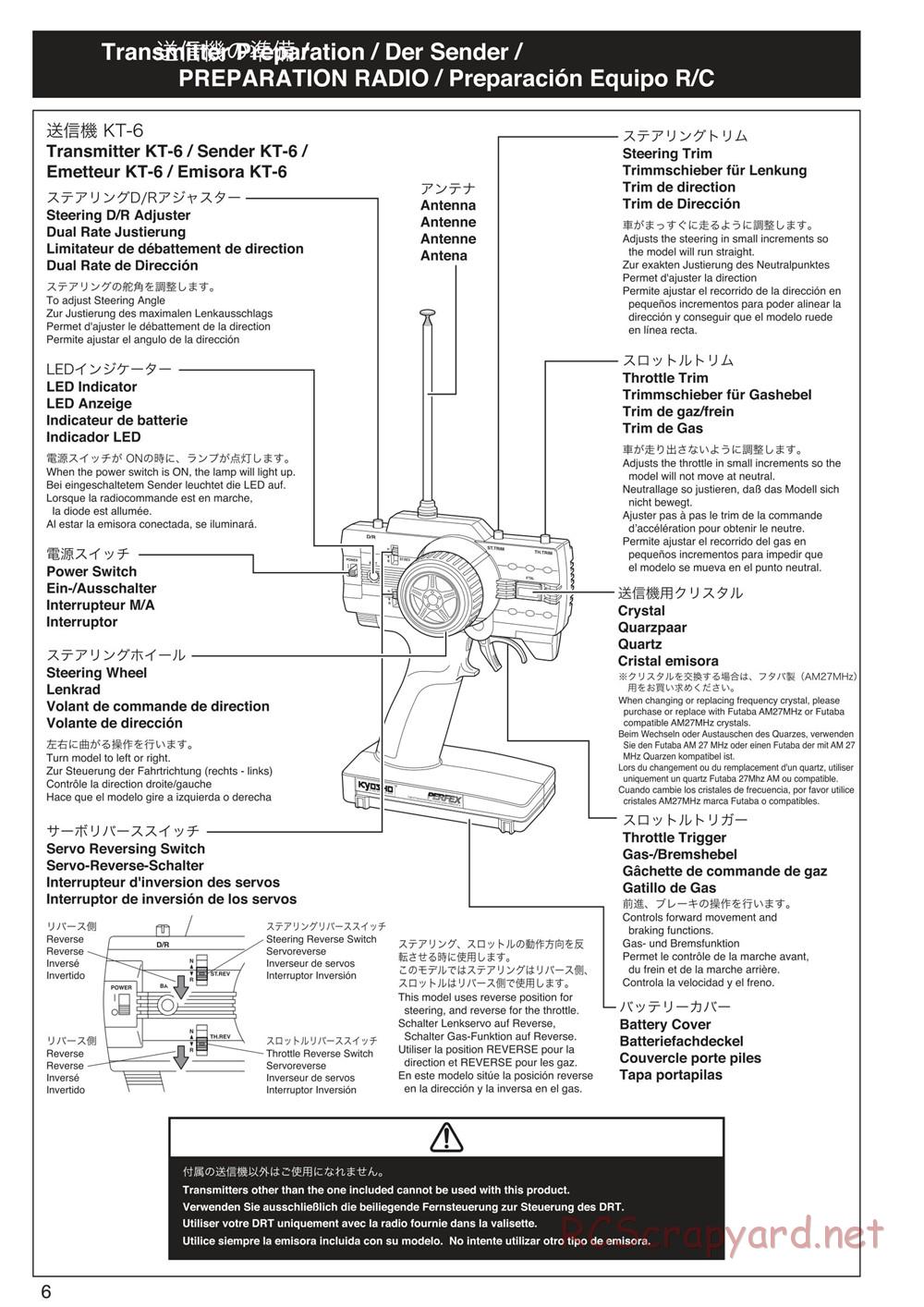 Kyosho - DRT - Manual - Page 6