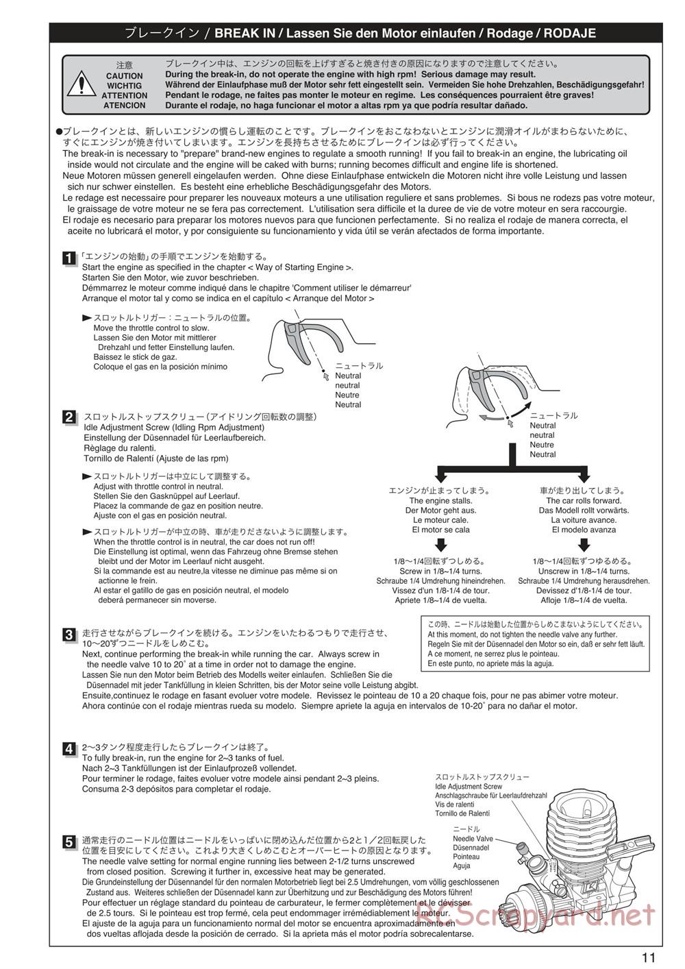 Kyosho - DRT - Manual - Page 11