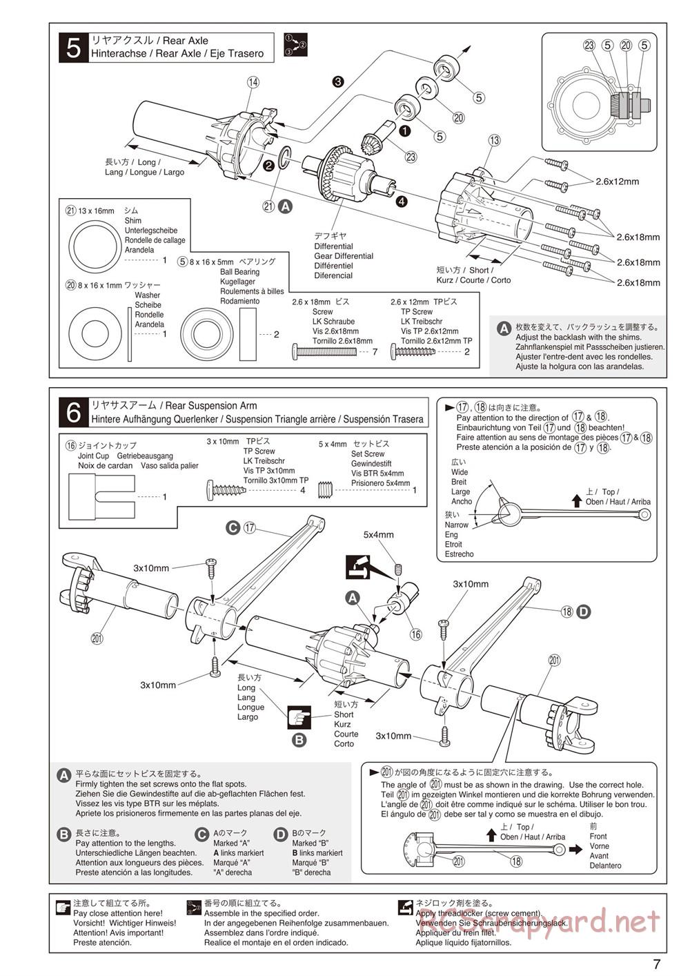 Kyosho - Mad Force Cruiser - Manual - Page 7