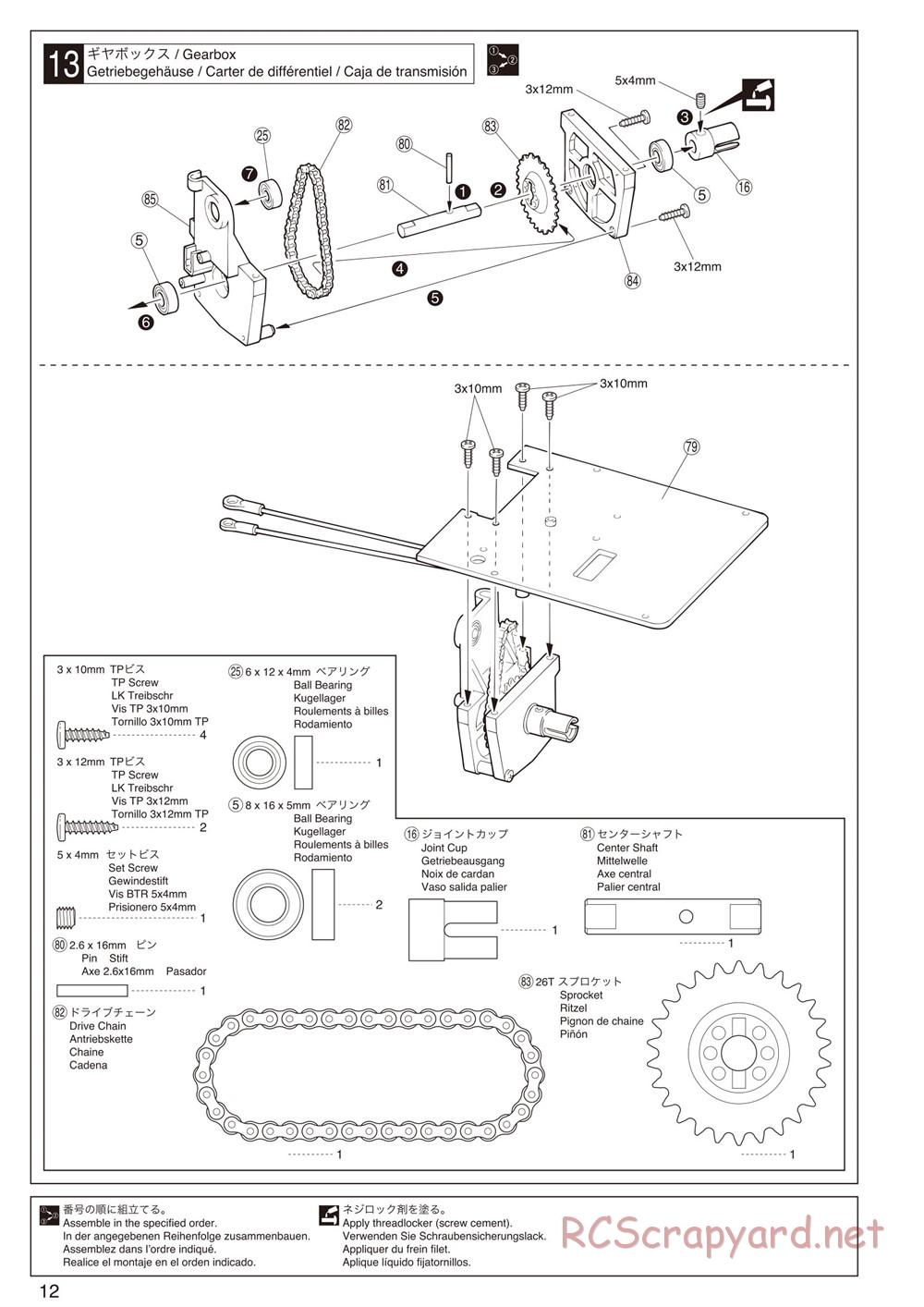Kyosho - Mad Force Cruiser - Manual - Page 12