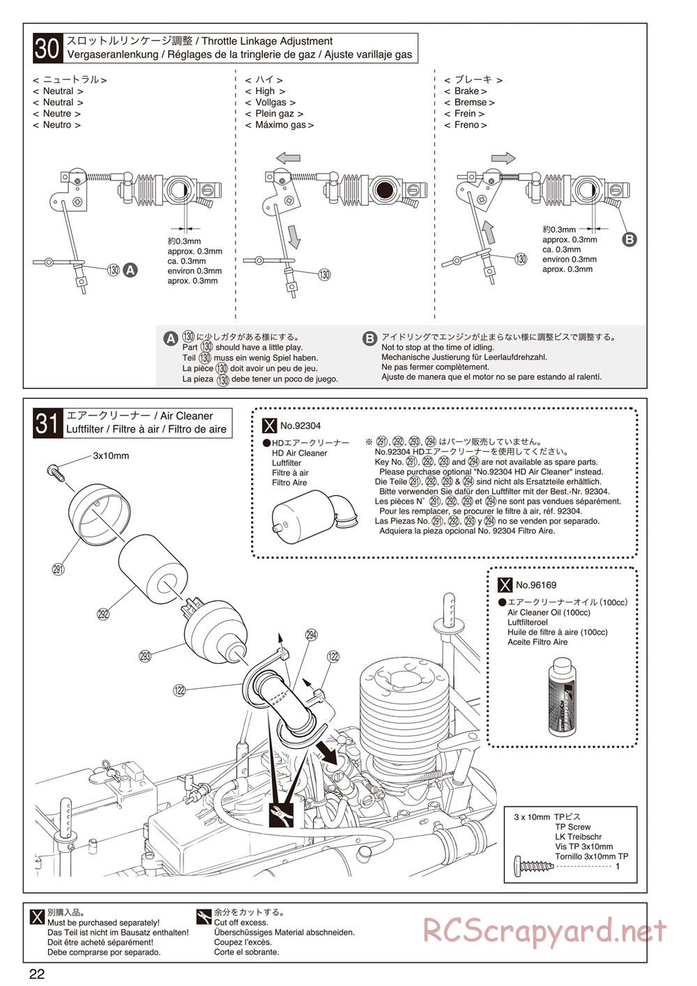 Kyosho - Mad Force Cruiser - Manual - Page 22