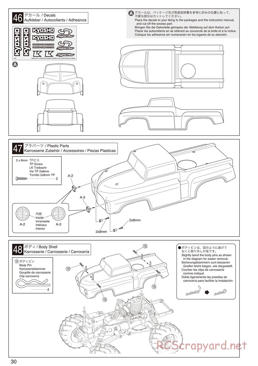 Kyosho - Mad Force Cruiser - Manual - Page 30