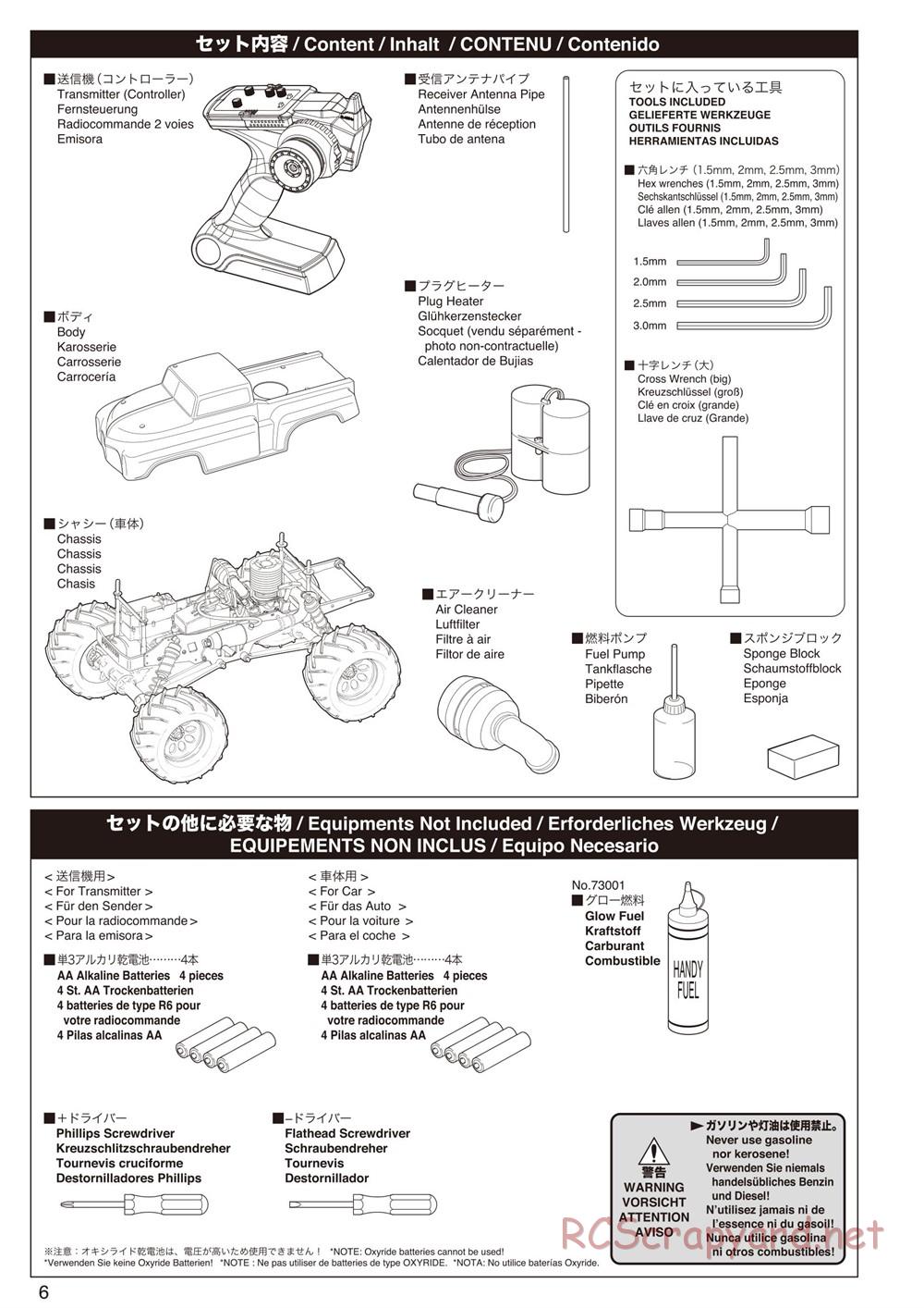 Kyosho - Mad Force Cruiser - Manual - Page 6