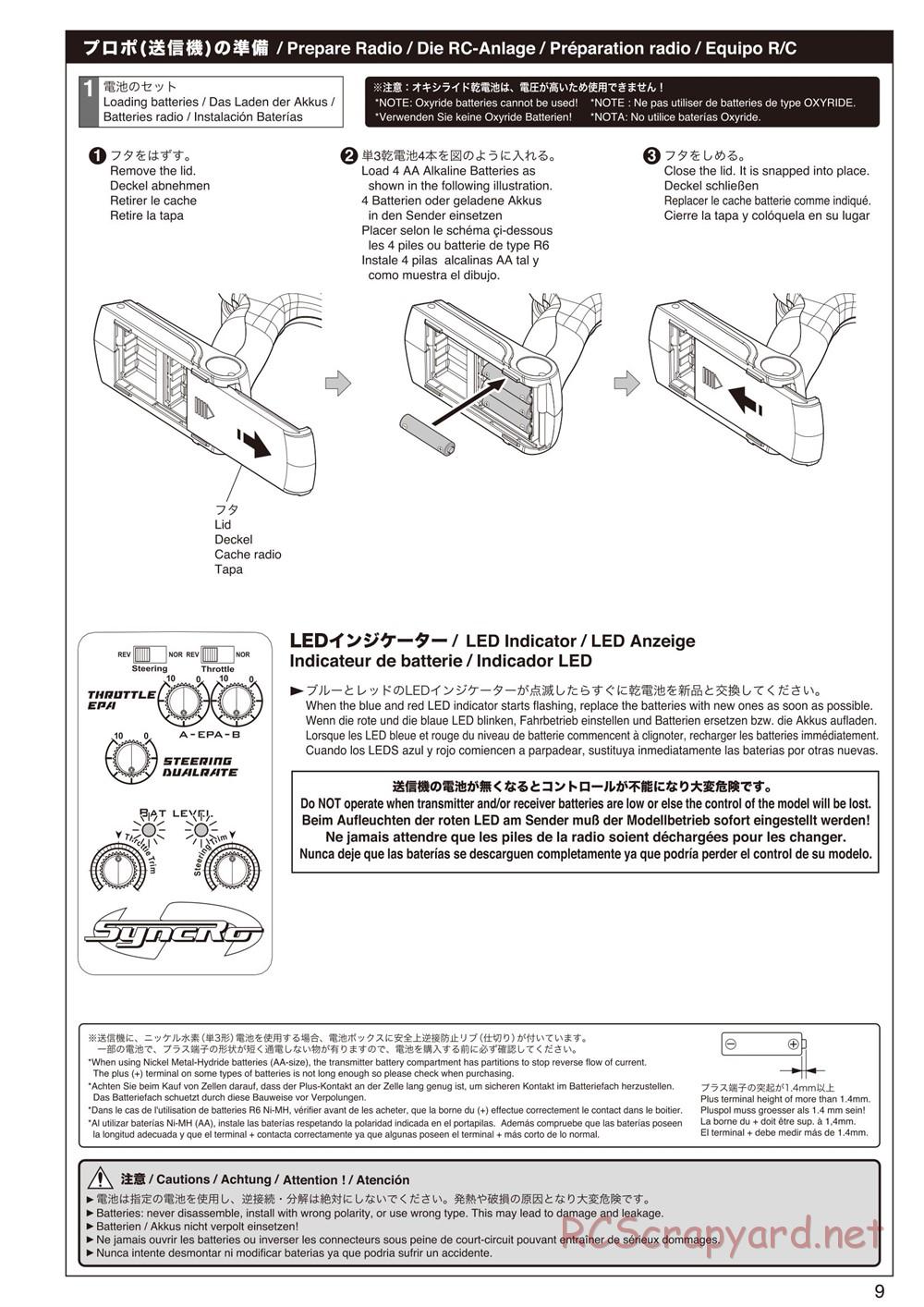 Kyosho - Mad Force Cruiser - Manual - Page 9