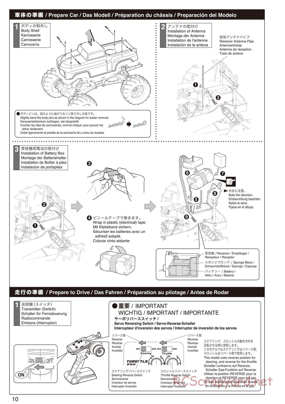Kyosho - Mad Force Cruiser - Manual - Page 10