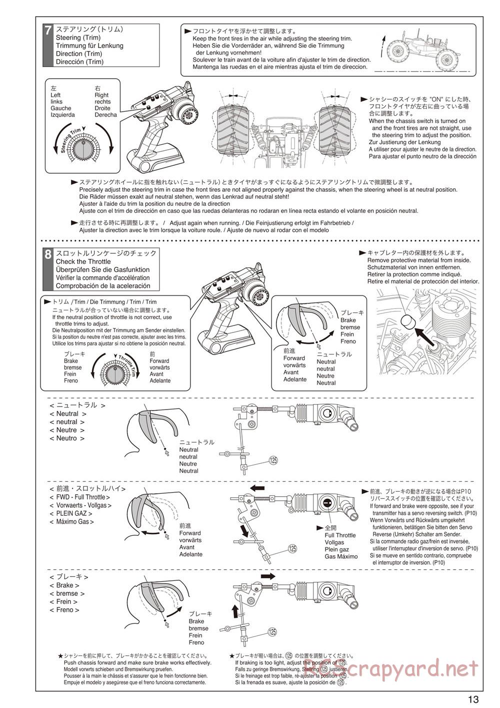 Kyosho - Mad Force Cruiser - Manual - Page 13