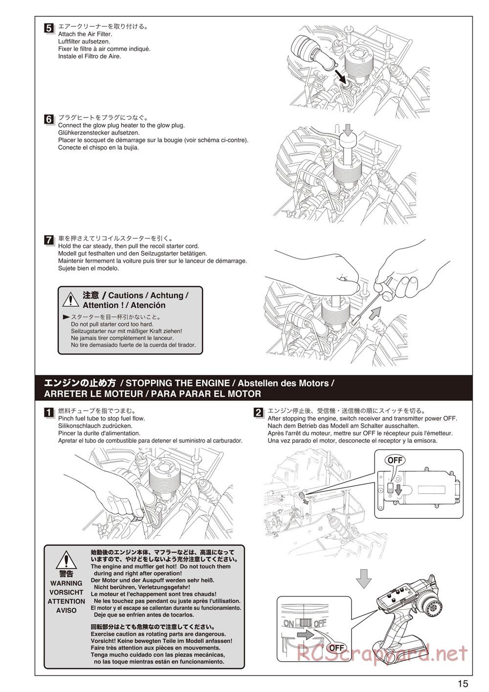 Kyosho - Mad Force Cruiser - Manual - Page 15