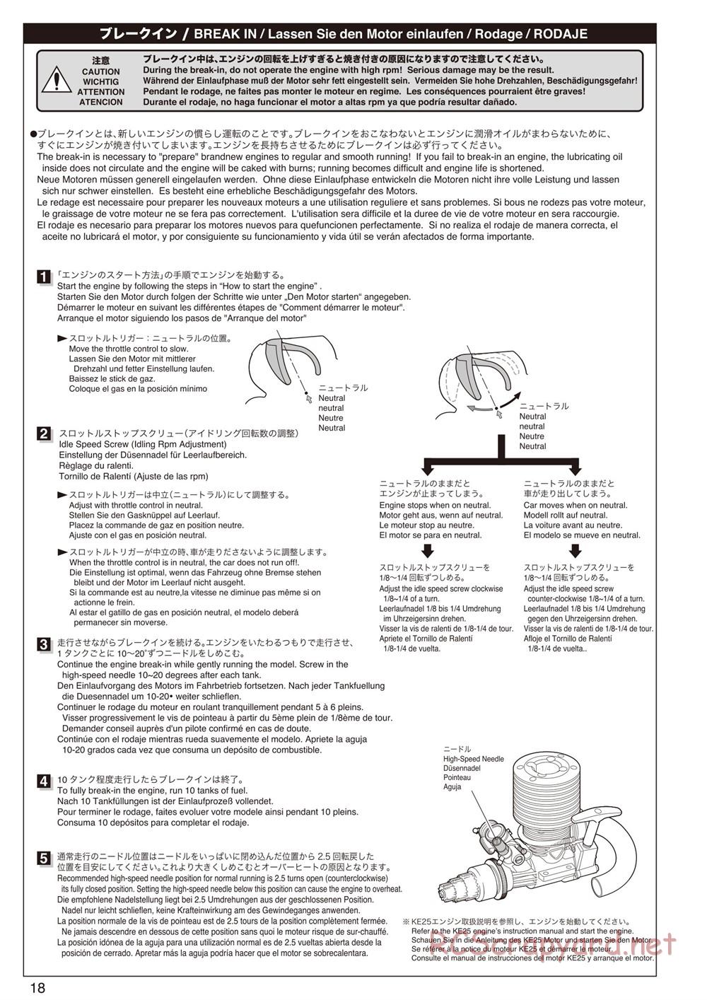 Kyosho - Mad Force Cruiser - Manual - Page 18