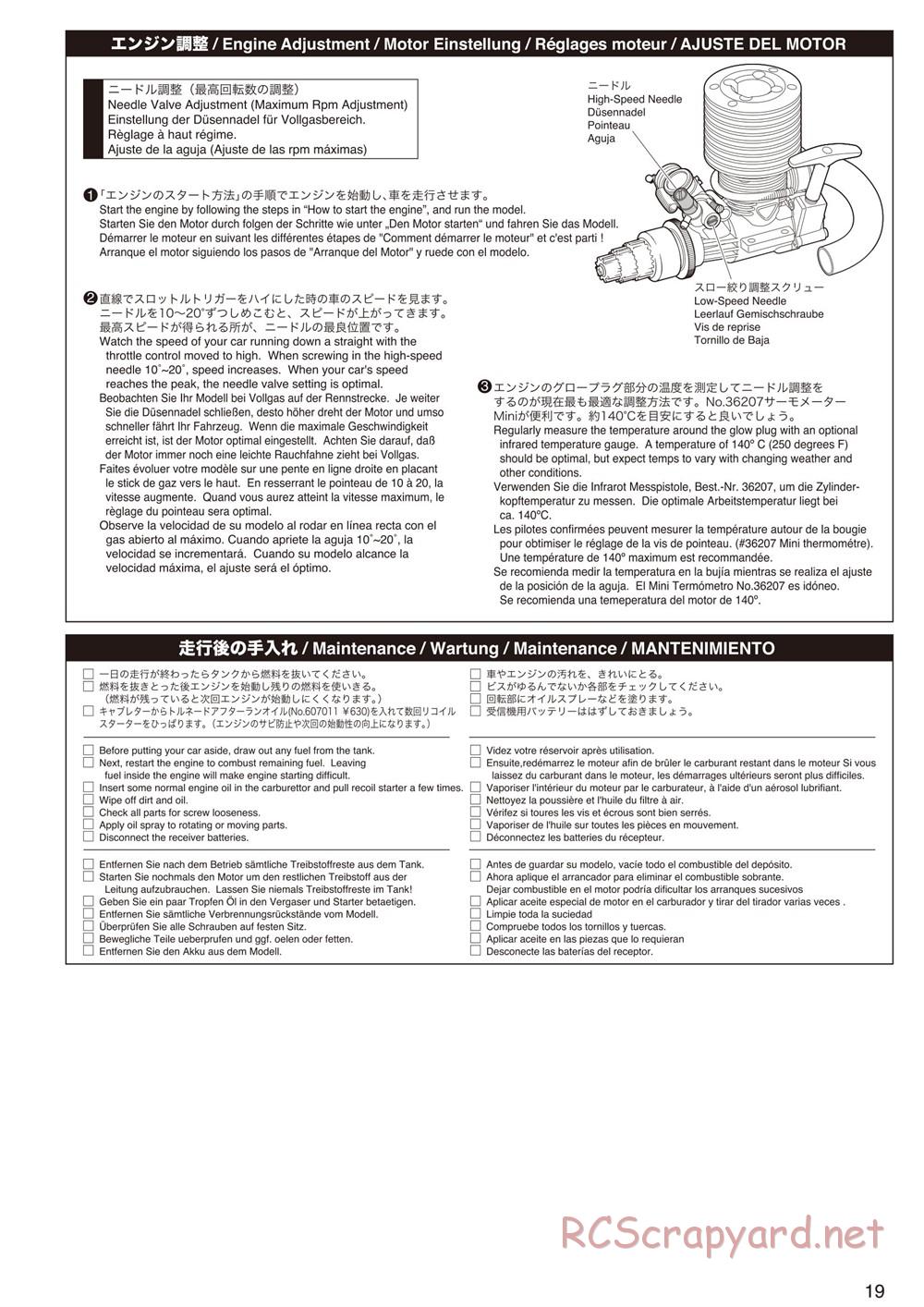 Kyosho - Mad Force Cruiser - Manual - Page 19