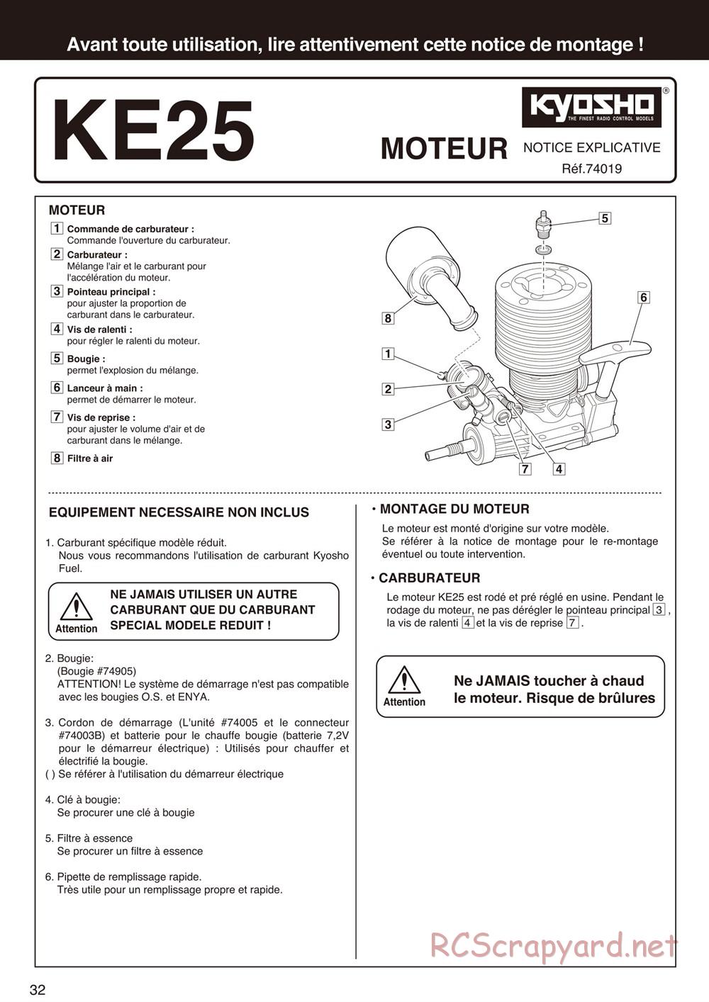 Kyosho - Mad Force Cruiser - Manual - Page 32