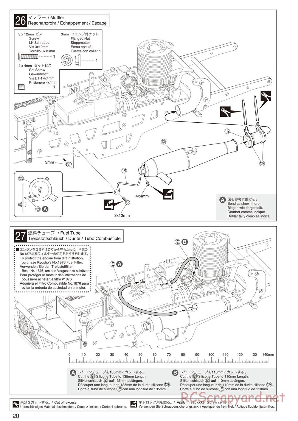 Kyosho - FO-XX GP - Manual - Page 20