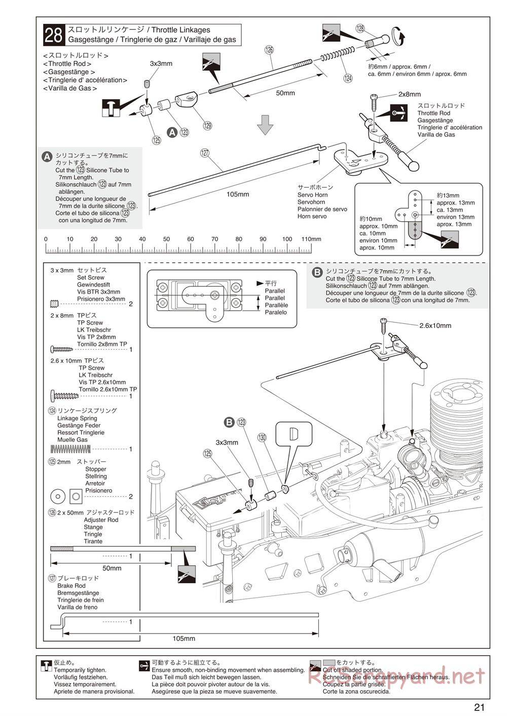 Kyosho - FO-XX GP - Manual - Page 21