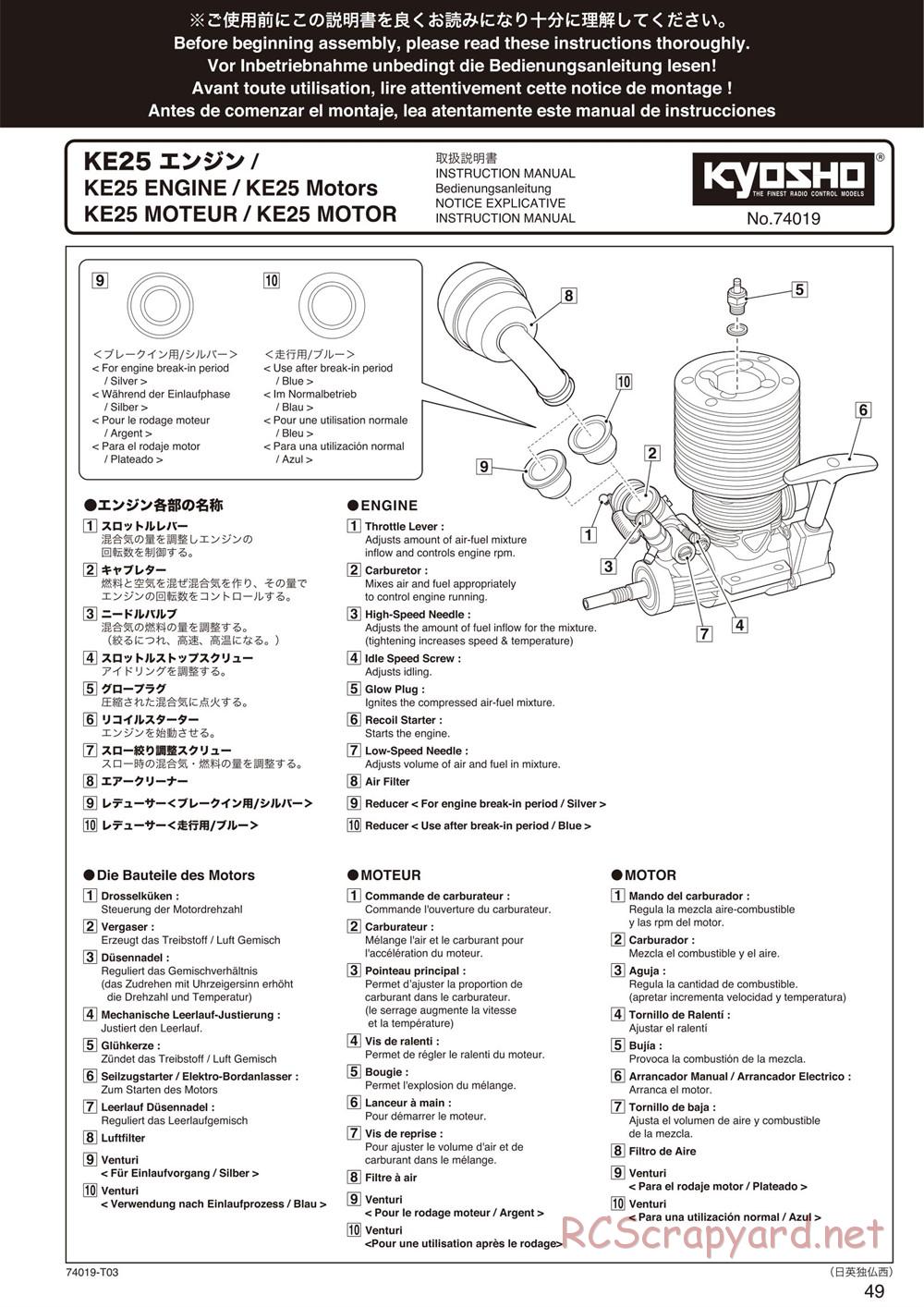 Kyosho - FO-XX GP - Manual - Page 48